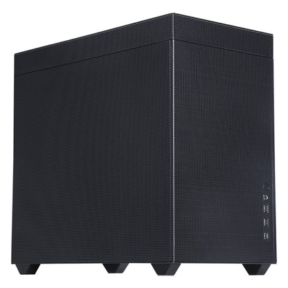 SAMA IM01 Pro Black Micro ATX Mid Tower Computer Case Type-C USB3.0*2 MATX PC Case, 1x120mm Silent High Airflow Fan Pre-installed