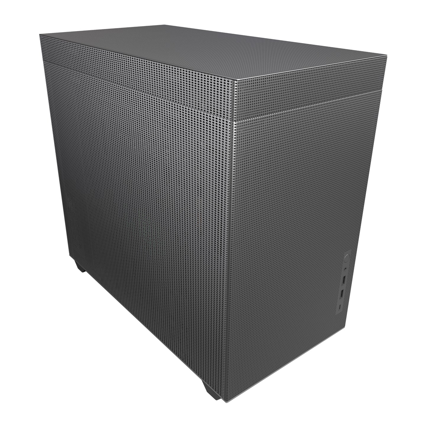 SAMA IM01 Pro Black Micro ATX Mid Tower Computer Case Type-C USB3.0*2 MATX PC Case, 1x120mm Silent High Airflow Fan Pre-installed